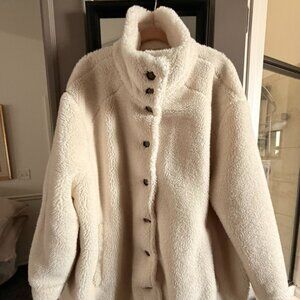 Colwater Creek Fireside Sherpa Coat